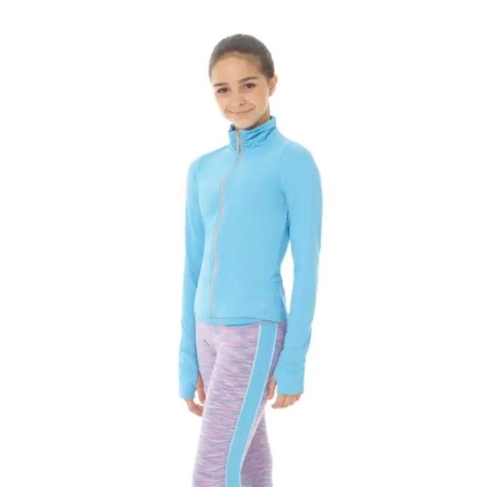 Mondor 3592 Blue Jacket figure skating dance size 6x-7 NWt new